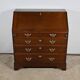 Scribanne chest of drawers in solid mahogany, Georgian period, England – 18th century