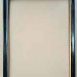 Black lacquered frame Napoleon III leaf 62.3 x 45.9 cm