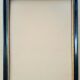 Black lacquered frame Napoleon III leaf 62.3 x 45.9 cm