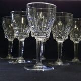 Vsl, 6 mery model crystal glasses.