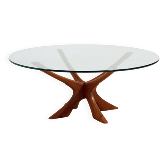 Model T118 coffee table by Illum Wikkelsø for Niels Eilersen