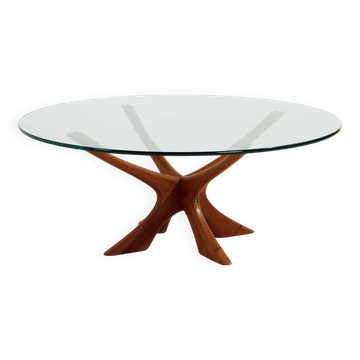 Model T118 coffee table by Illum Wikkelsø for Niels Eilersen