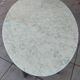 Carrara marble and chrome dining table, vintage Italy, 70s style