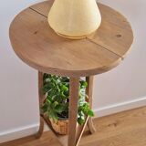 Old pedestal table driftwood