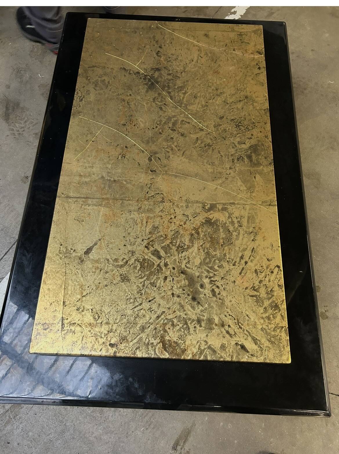 Coffee table in the style of Guy Lefebvre, 1970s.