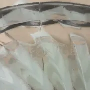 Glass compote Portieux