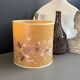 Vintage lampshade with dried flowers