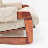 Pair of Mid-century Design Rocking Armchairs,1980's.