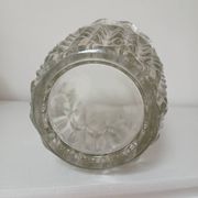 Vase en verre, motif "épis de blé"