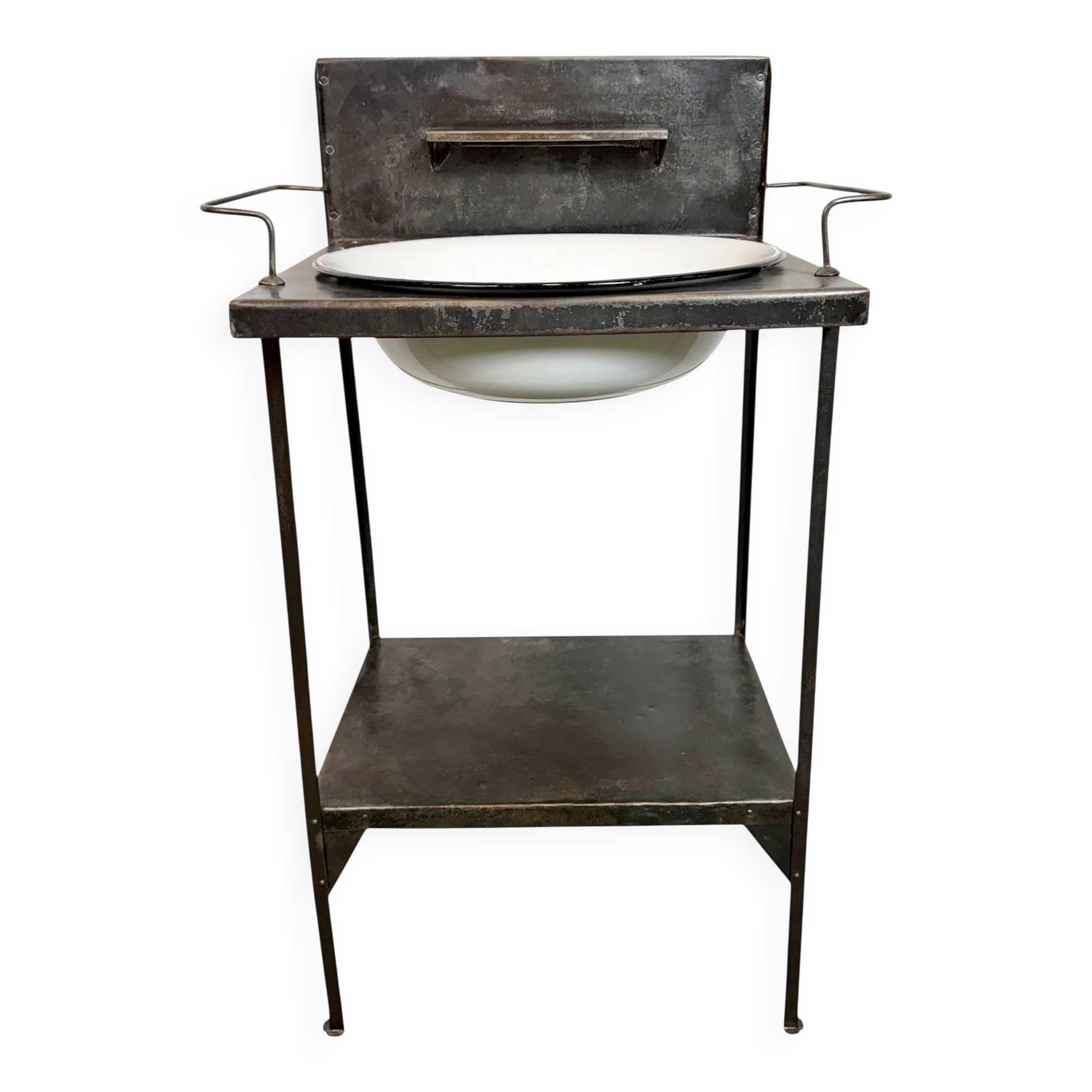 Vintage Industrial Hospital Wash Basin, 1960s