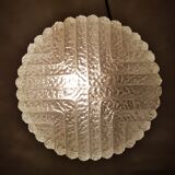 Vintage glass ceiling lighter RZB Germany 1970