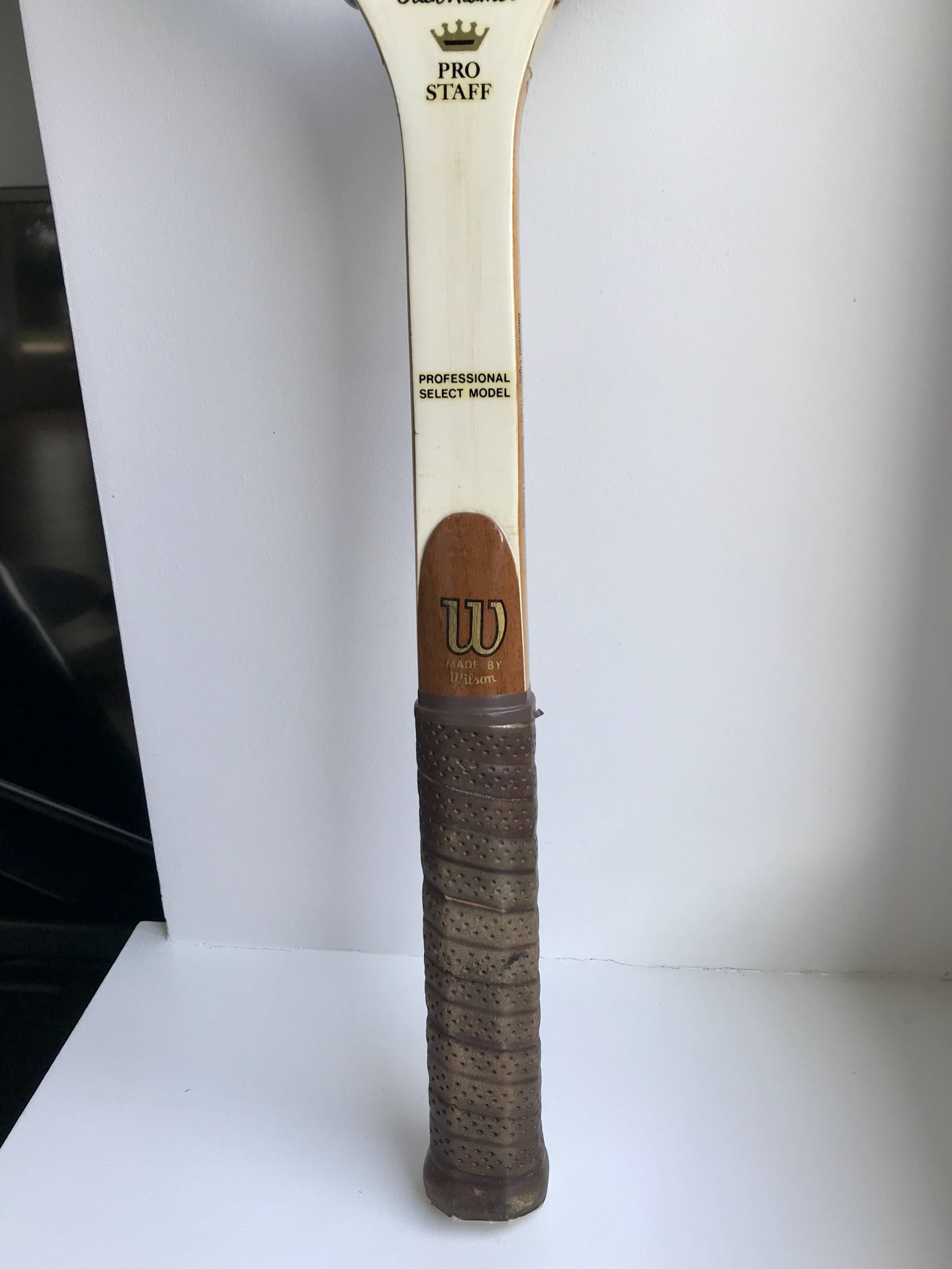 Vintage Wilson racket with cover 1970s