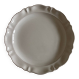 Moustiers white monastery centerpiece dish with numbered gadroons