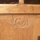 Glass cabinet art deco period library in oak