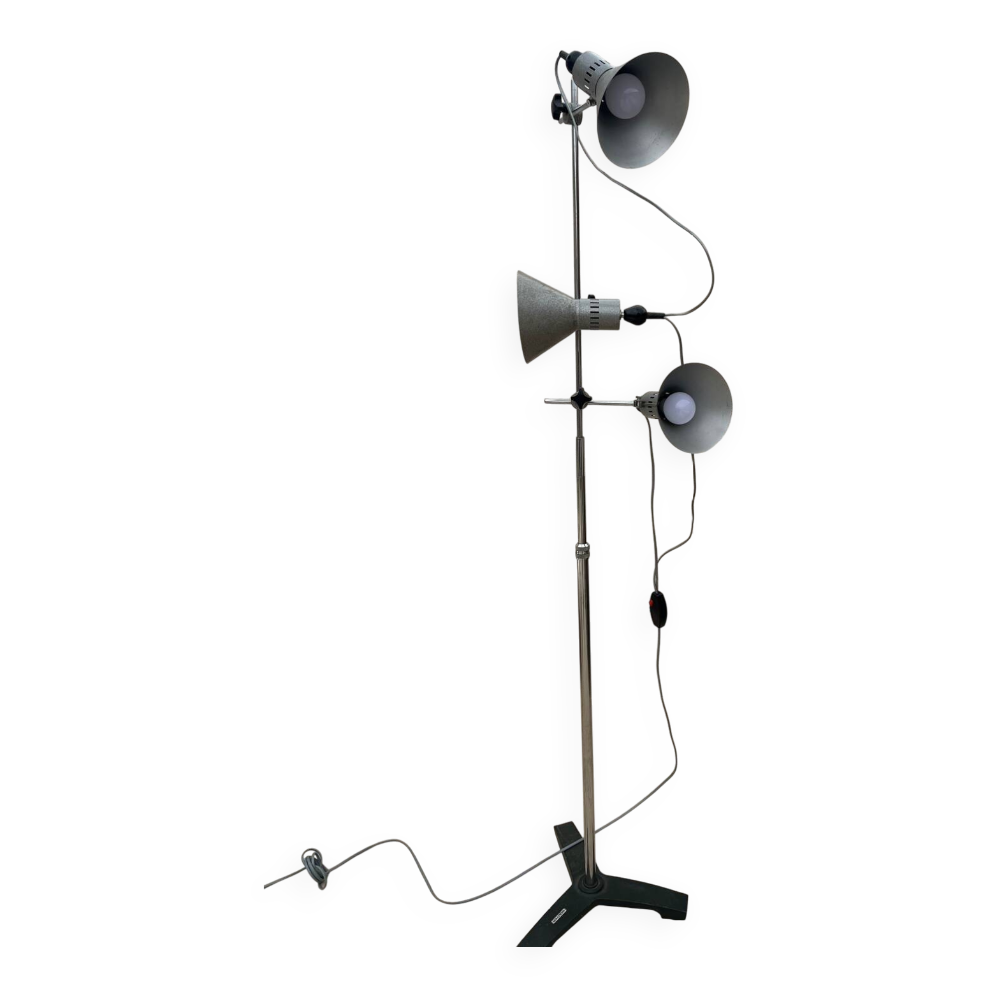60s industrial floor lamp