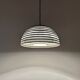Chromed 1970s Pendant Lamp by Kazuo Motozawa for Staff
