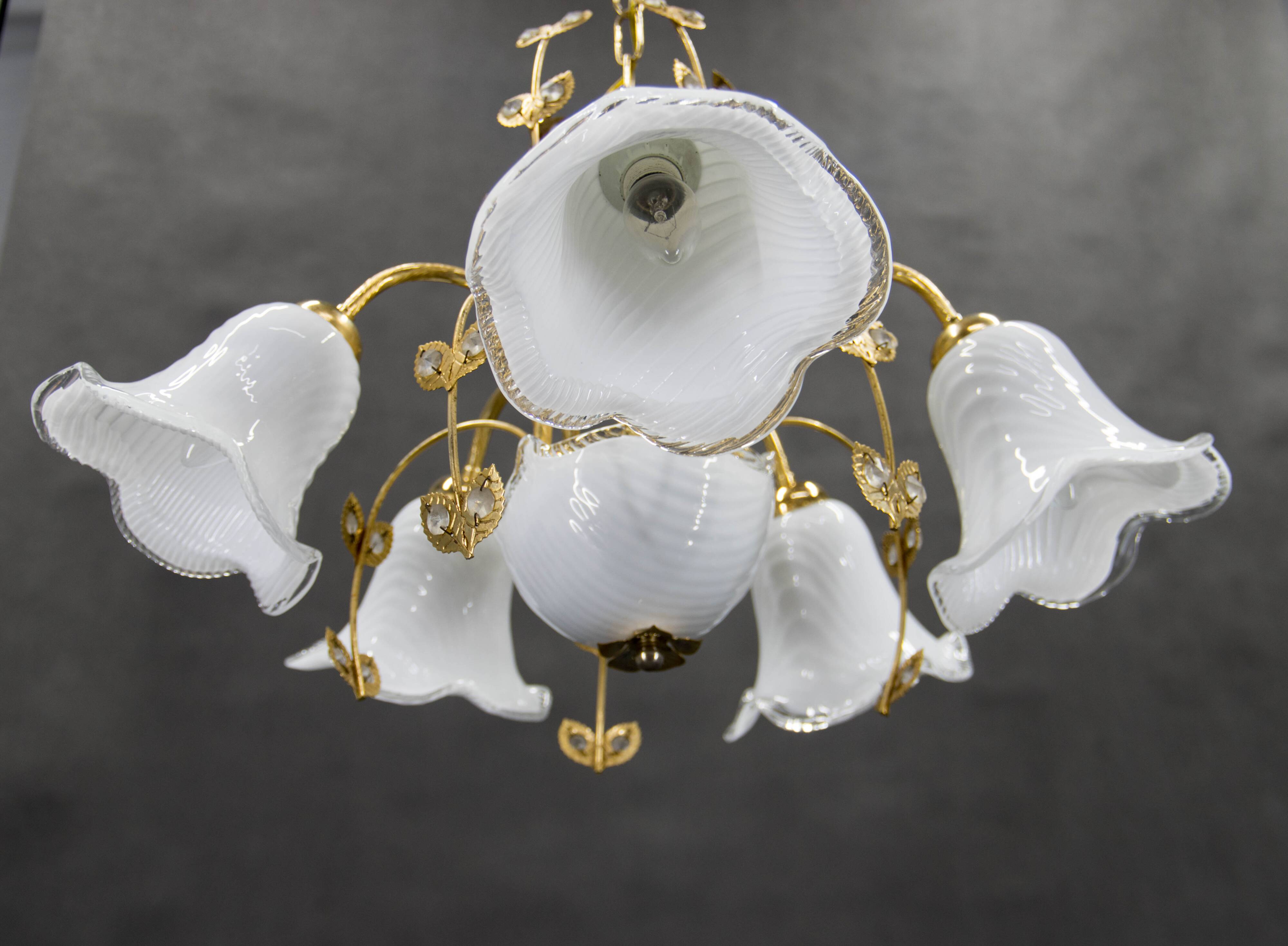 Murano Glass Chandelier, Italy, 1990s