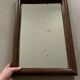 Miroir en bois ancien, 49x34 cm