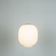 Vintage hanging lamp milk glass, 1950's