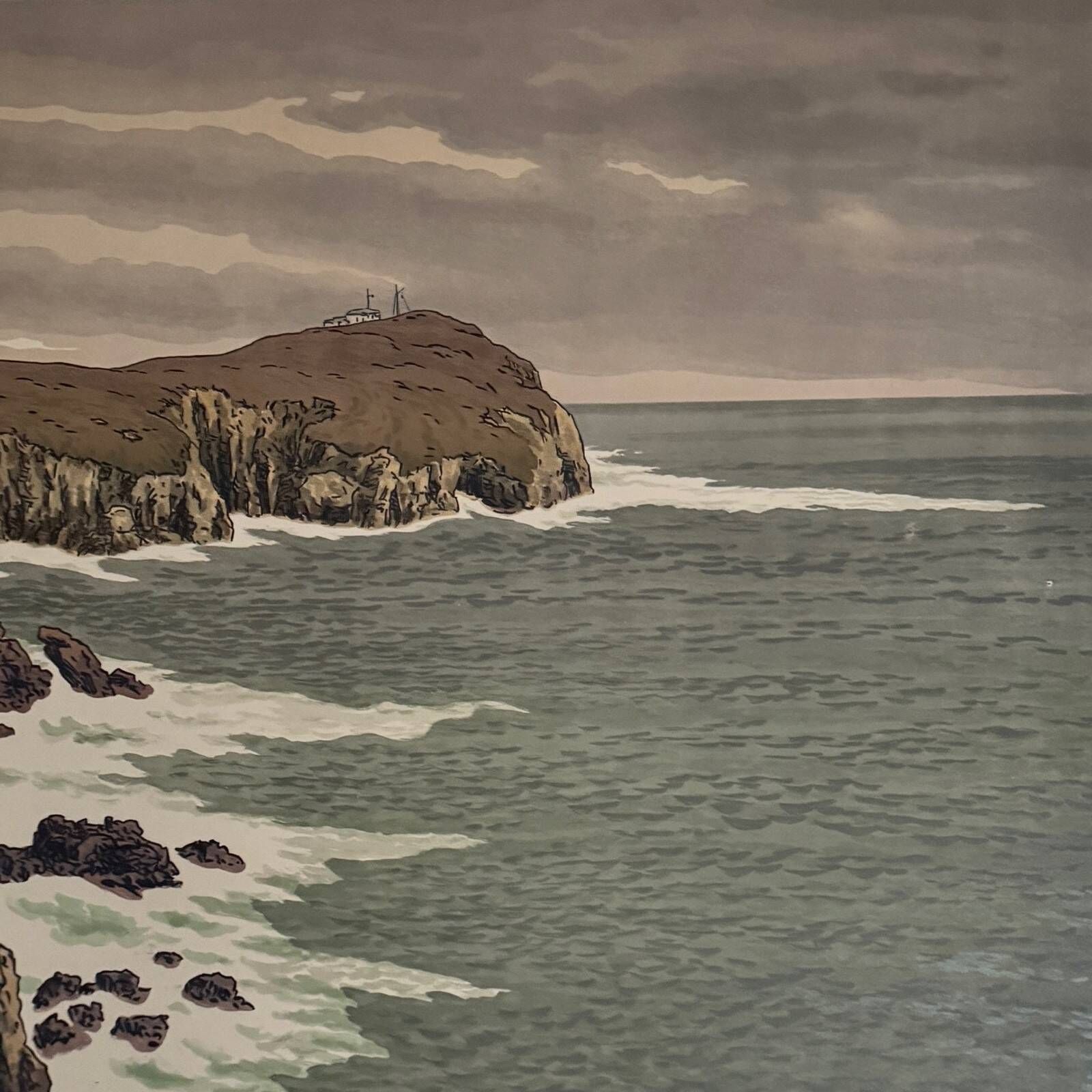 Lithograph by Henri Rivière The Aspects of Nature - The Cape