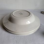 4 Deep Plates in earthenware Moulin des Loups & Hamage model Lucien