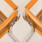 Pair of Italian vintage Ceska chairs by Gavina, 1960s