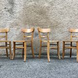 Série de 4 chaises bistrots Strasbourg