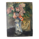 Bouquet de fleurs sur un entablement, signée