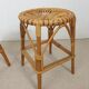 Vintage rattan stools