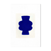Peinture abstraite -Mood - Bleu Majorelle - signée eawy