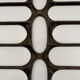 XXL wall sculpture in cast aluminium, 1970s Brutalist design.