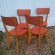 Suite de chaises vintage années 50