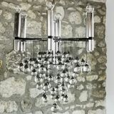 Murano 79-drop glass chandelier, circa 1965