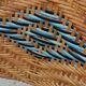 Antique rattan bistro chair