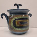 Jarrón / Sopera Firmada “JdL” Jean de Lespinasse, Cerámica de Vallauris, 1961 – France