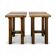 Pair of solid pine stools in the style of Charlotte Perriand.
