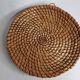 Round mirror in braided straw "bourgne" 40 cm