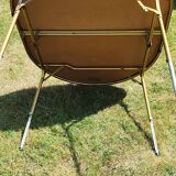Vintage oval camping table. 1950s.