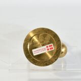 Brass gyro candle holder Ilse Ammonsen, Denmark 1950