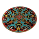 Longwy enamel dish Arabesques creation by P. Mignon