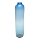Cylindrical vase in light blue glass by Claude Morin, circa 1975