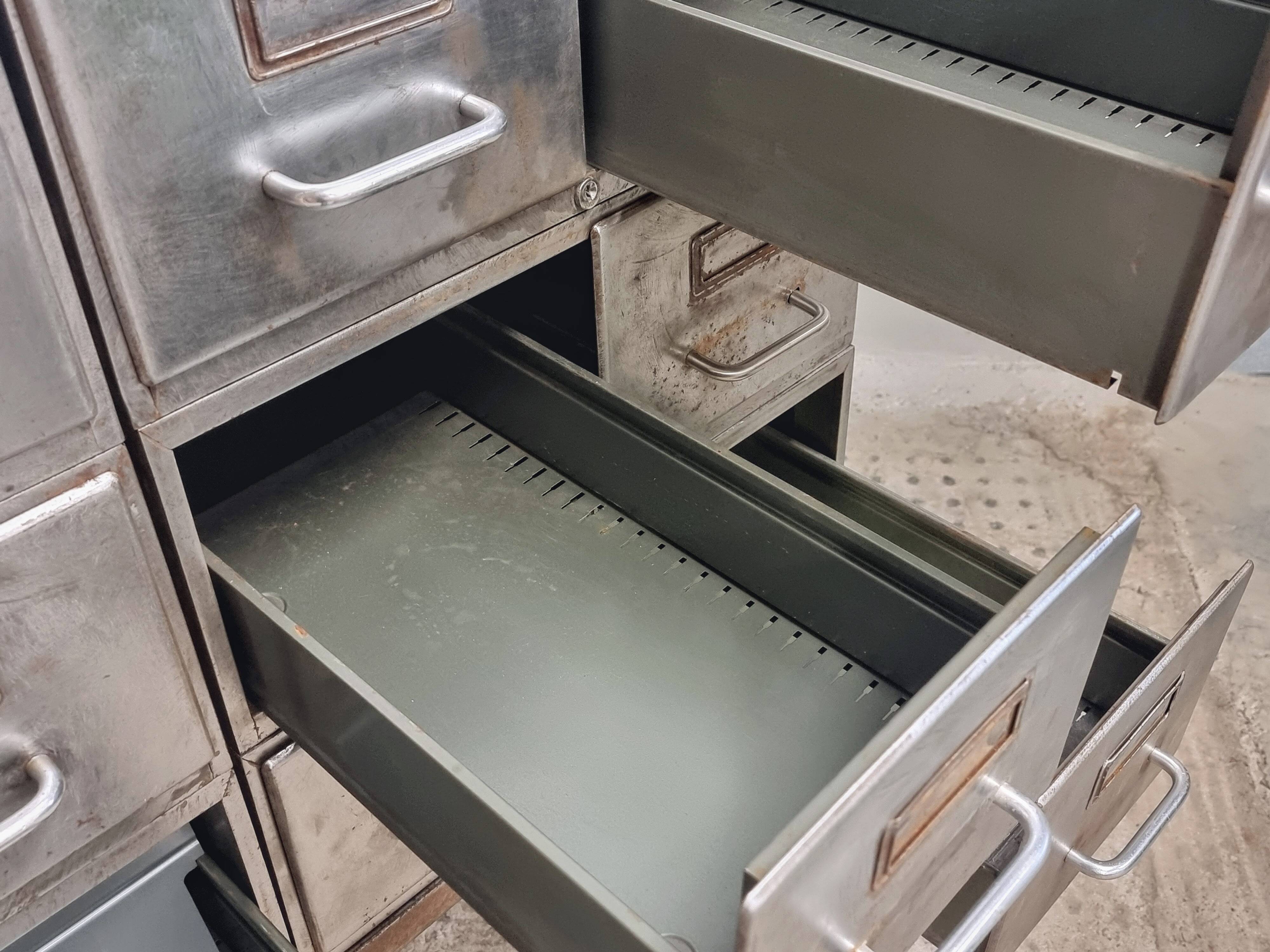 Industrial drawer cabinet filing cabinet hobby cabinet made of iron