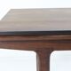 Top quality Danish design dinner table in rosewood by Kjaernulf