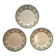3 dessert plates salins