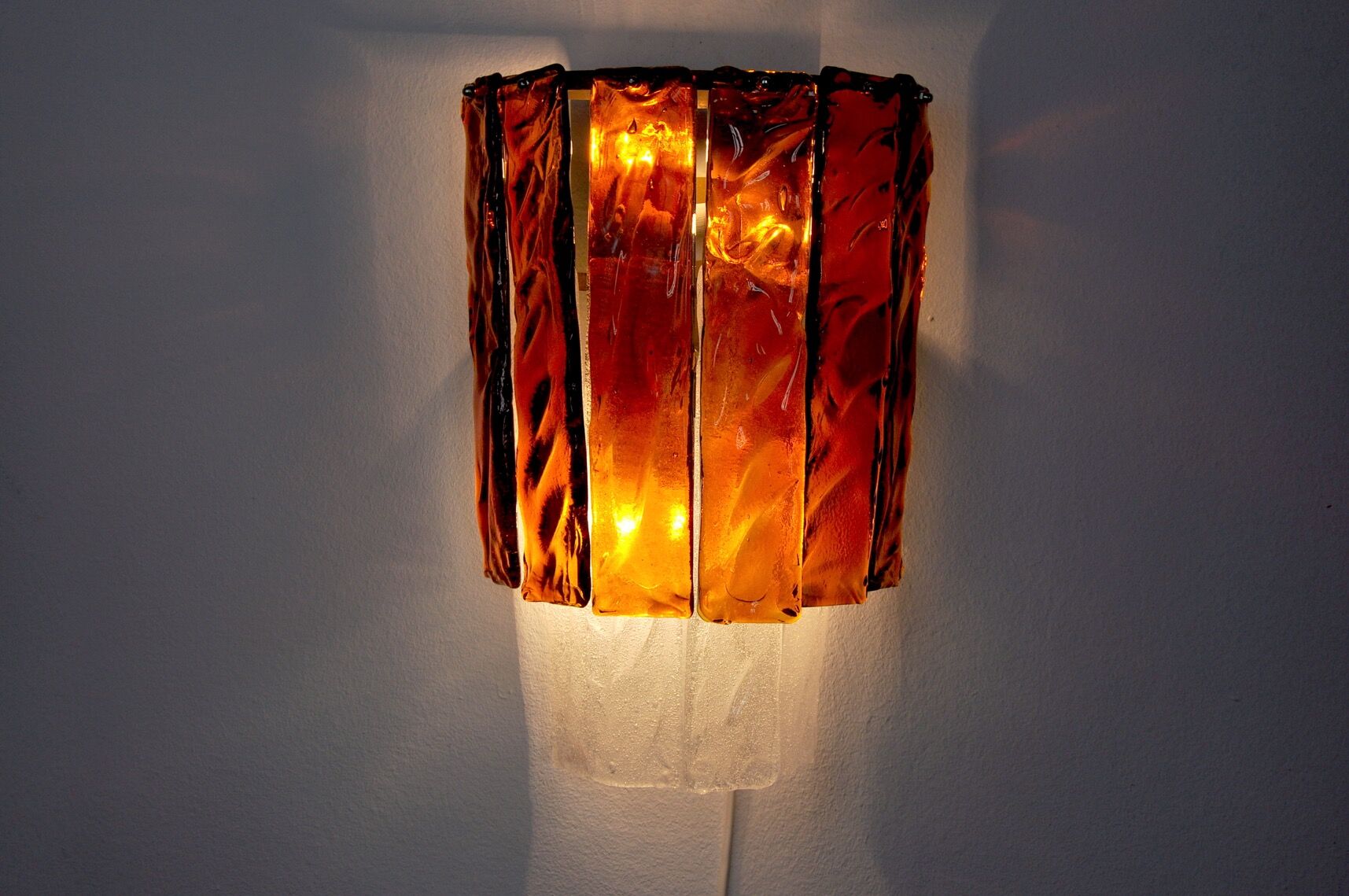 Sconce Poliarte by Albano Poli, 1970, Murano Italy
