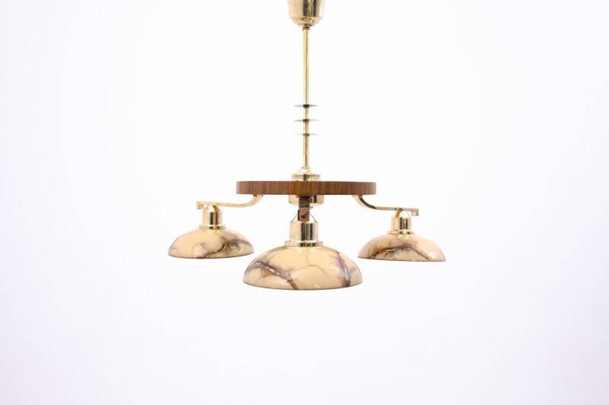 Mid-20th century Art Deco chandelier, Poland.