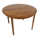 Scandinavian walnut dining table, Sweden, 1960