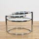 Mid-Century Chrome and Glass Coffee Table by Milo Baughman, USA, 1970s