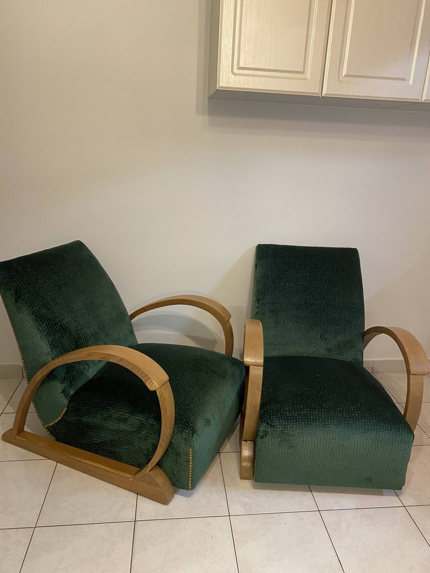 Art Deco armchairs