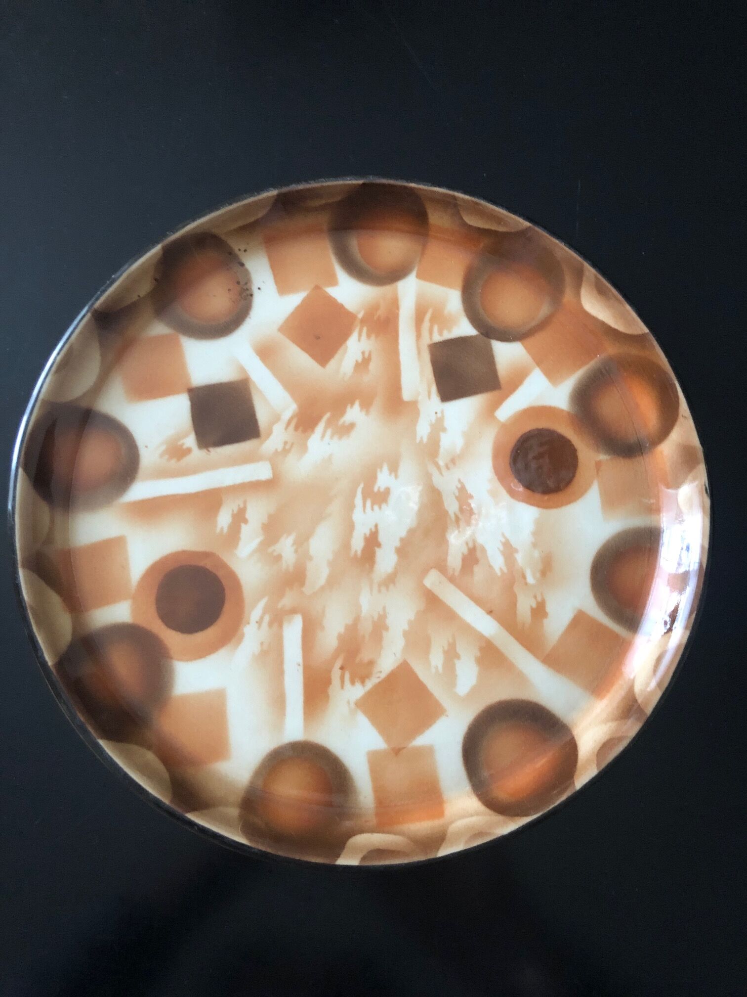 dish in faience art deco ditmar urbach